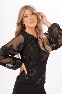 CAPRI MAEVE BLOUSE BLACK