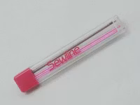 Extra stift till stiftpennan,  6 rosa stift , 0,9 mm, från Sewline