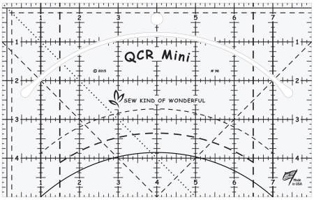 Mini Quick Curve Ruler QCR från Sew Kind of Wonderful