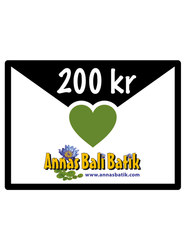 Presentkort, 200 kr