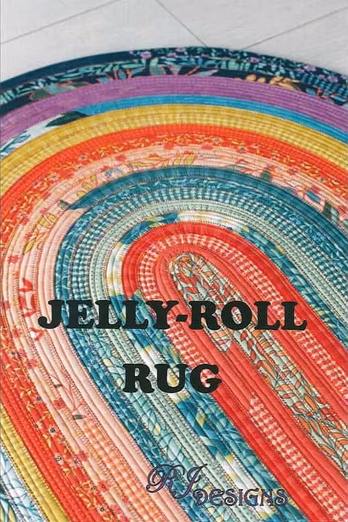 Jelly-Roll Rug. Mönster från RJ Designs