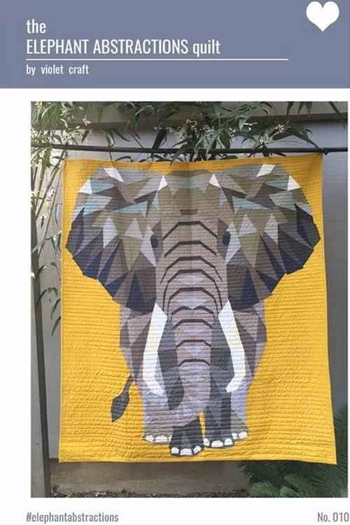 The Elephant. Mönster av Violet Craft