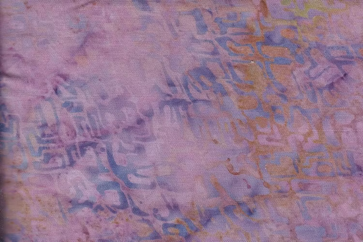 Dov Lavendelmosaik – Batik Viskos 130 cm bred