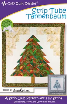 Mönster "Strip Tube Tannenbaum" från Cozy Quilt Designs