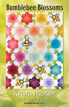 Bumblebee Blossoms. Mönster från Krista Moser