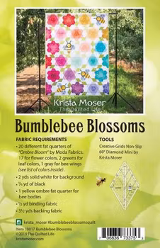 Bumblebee Blossoms. Mönster från Krista Moser