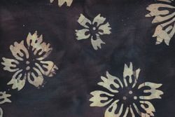 Mörkbrunflammig med stora enkla blommor