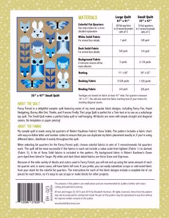 Mönster "Fancy Forest" av Elizabeth Hartman