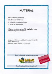 Mönster "Annas Sverigeduk"