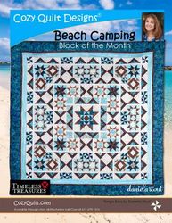 Mönster "Beach Camping" från Cozy Quilt Designs