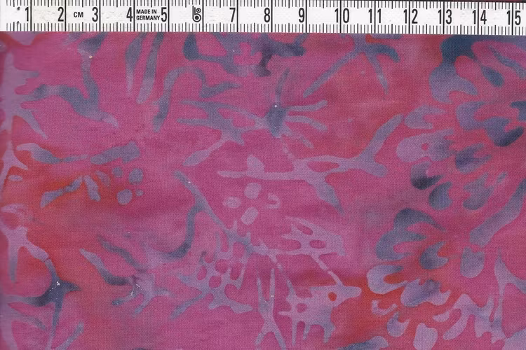 Cerise och röd bakgrund med mörkgrå-lila växter