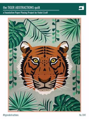 The Tiger Abstractions Quilt. Mönster av Violet Craft