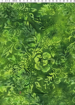 Viskos. Grönt på grönt, alltid skönt. Ett verkligt "måstetyg" 130 cm bredd