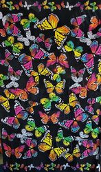 Sarong Screentryckt / tyg viskos.  Ca 110 x 175 cm utan fransar