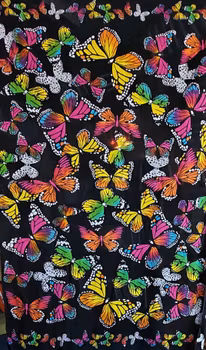 Sarong Screentryckt / tyg viskos.  Ca 110 x 175 cm utan fransar