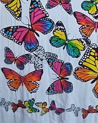 Sarong Screentryckt / tyg viskos.  Ca 110 x 175 cm utan fransar