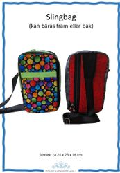 Mönster "Slingbag"  av Hauge Longarm Quilt