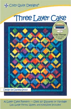 Mönster "Three Layer Cake" från Cozy Quilt Designs
