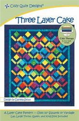 Mönster "Three Layer Cake" från Cozy Quilt Designs