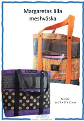 Mönster "Margaretas lilla meshväska"  av Hauge Longarm Quilt