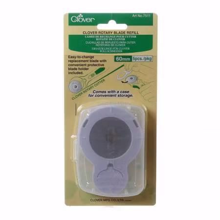 60 mm skärblad i 5-pack, från Clover
