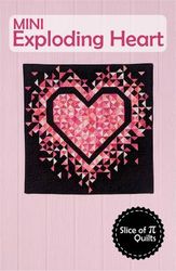 Mönster "MINI Exploding Heart" från Slice of Pi Quilts