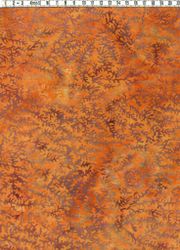 Gul-orange-brun-beige-grått. Batik bomull 110 cm
