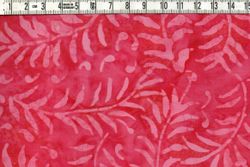 Röd-cerise. Samma mönster på tyg 3603-3608.  Batik bomull 110 cm