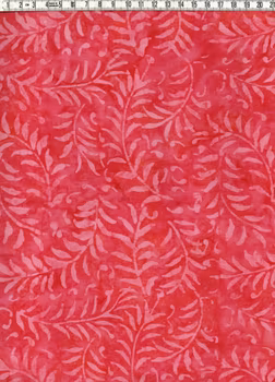 Röd-cerise. Samma mönster på tyg 3603-3608.  Batik bomull 110 cm