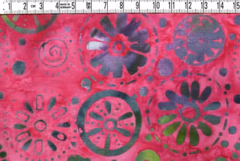 Enastående färger och motiv. Batik bomull 110 cm