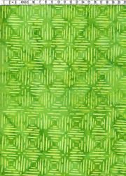 Limegrönt och ljusgrönt.  Batik bomull 110 cm
