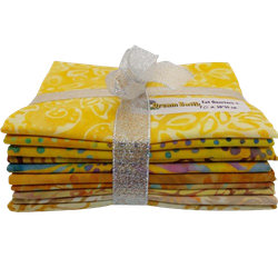 Fat Quarter Bundle+  "Sahara Sunset"  10 olika tyger.