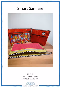 Mönster "Smart samlare"  av Hauge Longarm Quilt