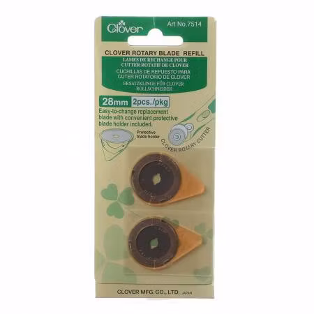 28 mm extra skärblad i 2-pack, från Clover