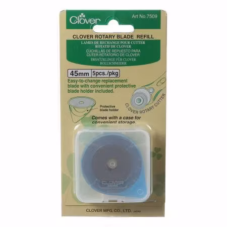 45 mm extra skärblad i 5-pack, från Clover