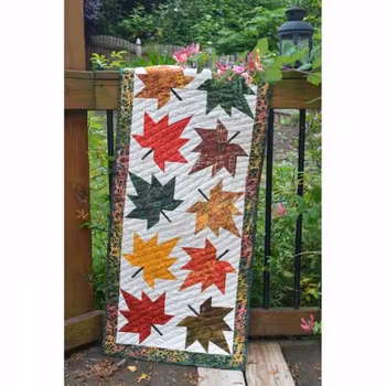 Maple Leaf Runner. Mönster från Cut Loose Press