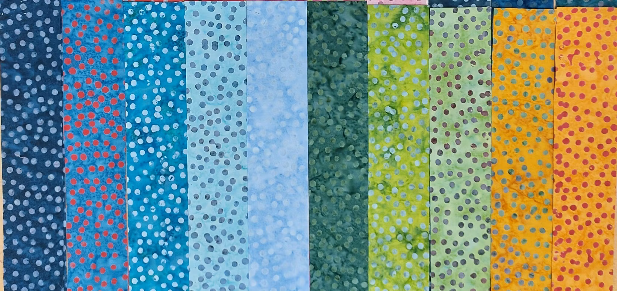 Fat Quarter Bundle+  "Midsummer Magic"  10 olika tyger. Tyg nr 11-20