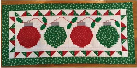Happy Noel Runner. Mönster från Cut Loose Press