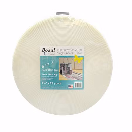 In-R-Form On-A-Roll. 2 1/4"x 25 yard. Single sided fusible foam, från Bosal