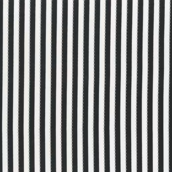 Anthology. Smalrandig svart & vit med silverprickar, 110 cm bred