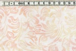Aprikosrosa Virvlar – Batik Bomull 110 cm bred