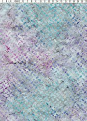 Blå-grå-violett skönhet med små mönster. Bomullstyg. Batik.  Bredd 275 cm