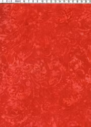 Batik i varmt röd & ljusrött  – Bambu-bomull trikå 210 cm bred