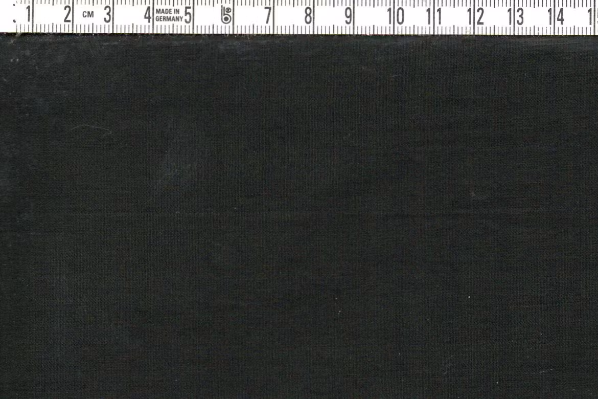 Enfärgad. Kolsvart – Bambu-bomull trikå 210 cm bred