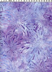 Ljuslila explosion - Batik Bomull 110 cm bred