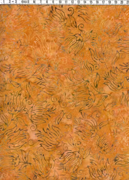 Gyllenblom - Batik Bomull 110 cm bred