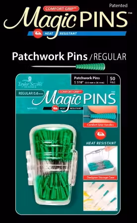 Magic pins, patchwork pins, regular, 0,6 mm*36 mm, 50 st