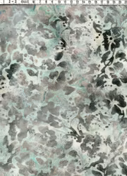 Sval grågrön ton med organiskt mönster – Batik Canvas 360 g/m² ca 155 cm bred