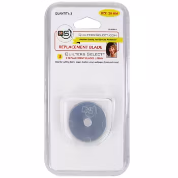 28 mm extra skärblad i 3-pack, från Quiltersselect