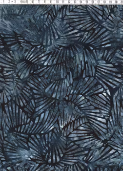 Mörka palmblad – Batik Bomull 110 cm bred